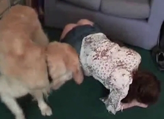 Animal and completely perverted zoophile