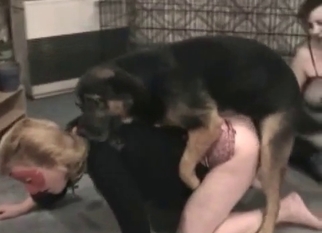 Doggy and mature ladies in the nasty 3some