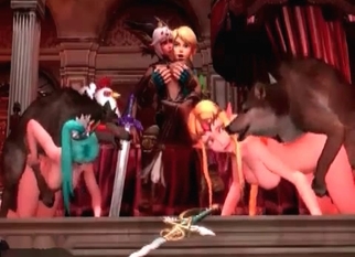 Nasty zoophile porn with huge boners