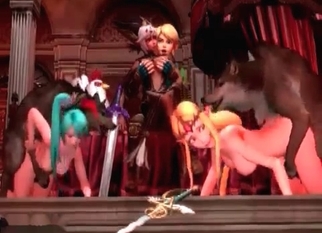 Nasty zoophile porn with huge boners