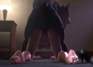 3D zoophilia XXX featuring crazy zoophile