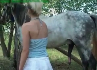 Crazy farm sex action with a young girl